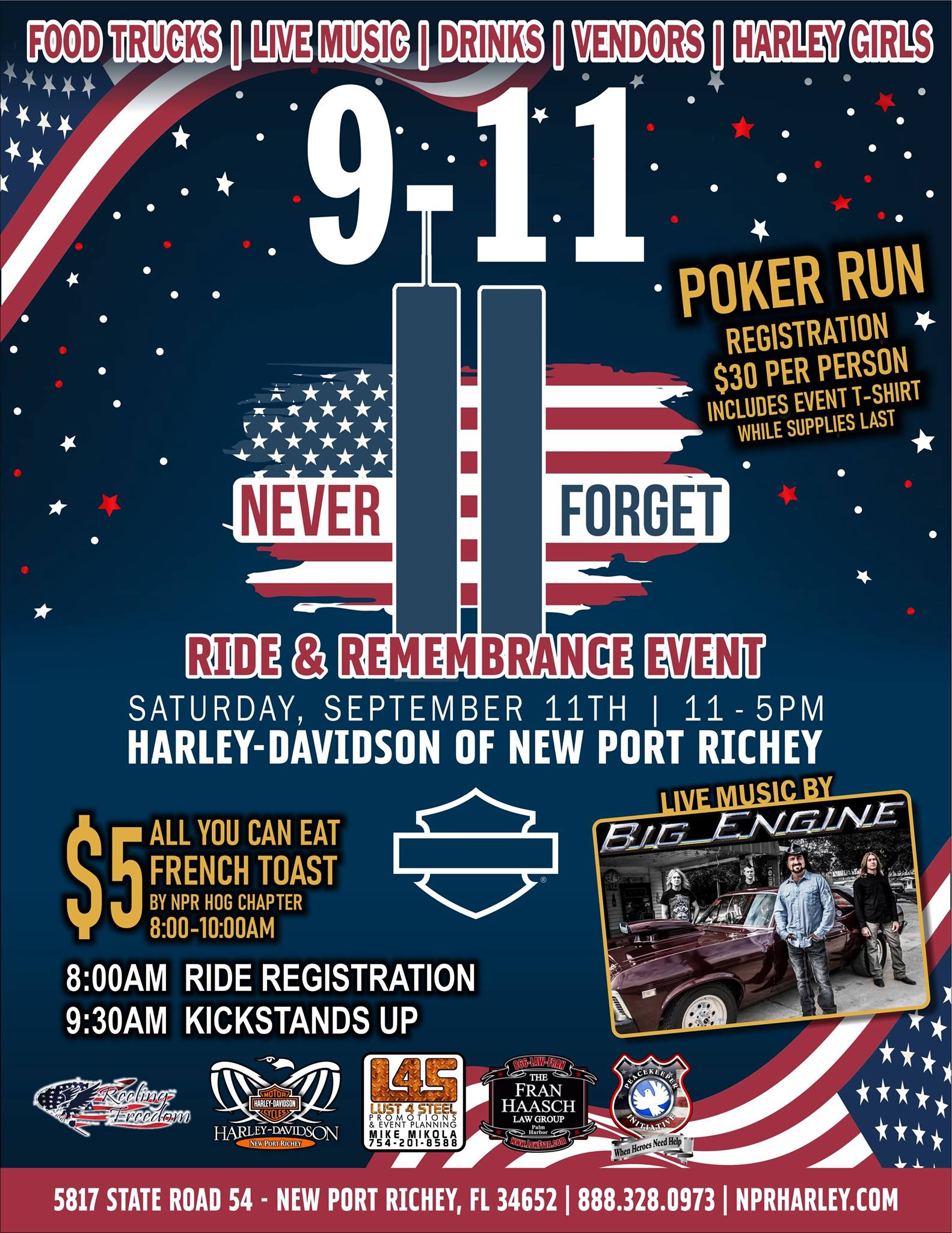 9-11 Remembrance ride - Herricane - Diva Angels